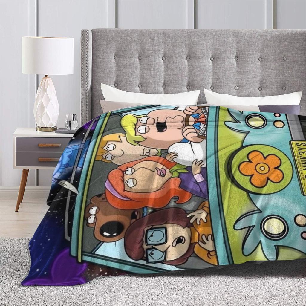 Families Peter Griffin Guys Stewie Soft Blankets Picnic Plush Throw Blanket Comfortable Bedroom Flannel Bedspread Sofa Bed Cover