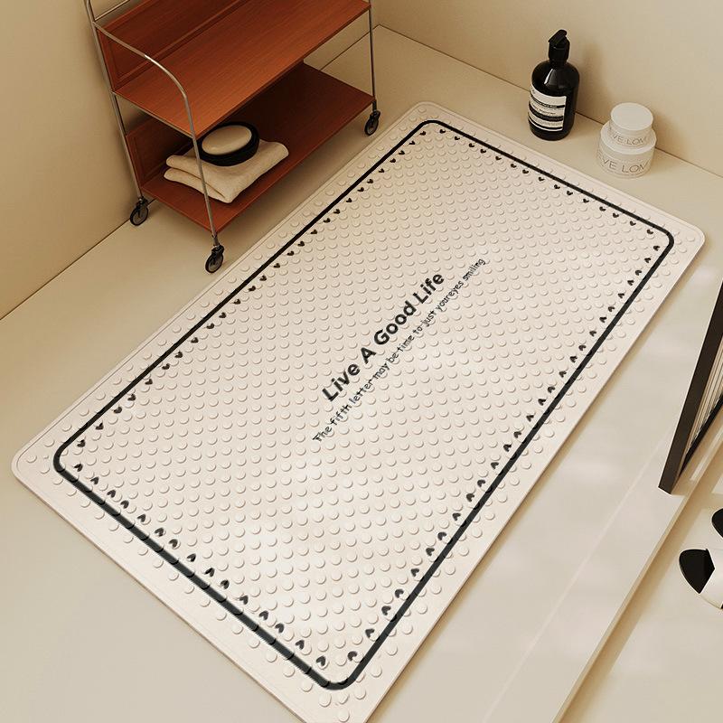 Anti-slip Floor Mat for Bathroom Special Bathing and Anti-fall Foot Mat for Bathroom Toilet Bathroom Toilet Shower Room Waterproof Suction Cup Mat
