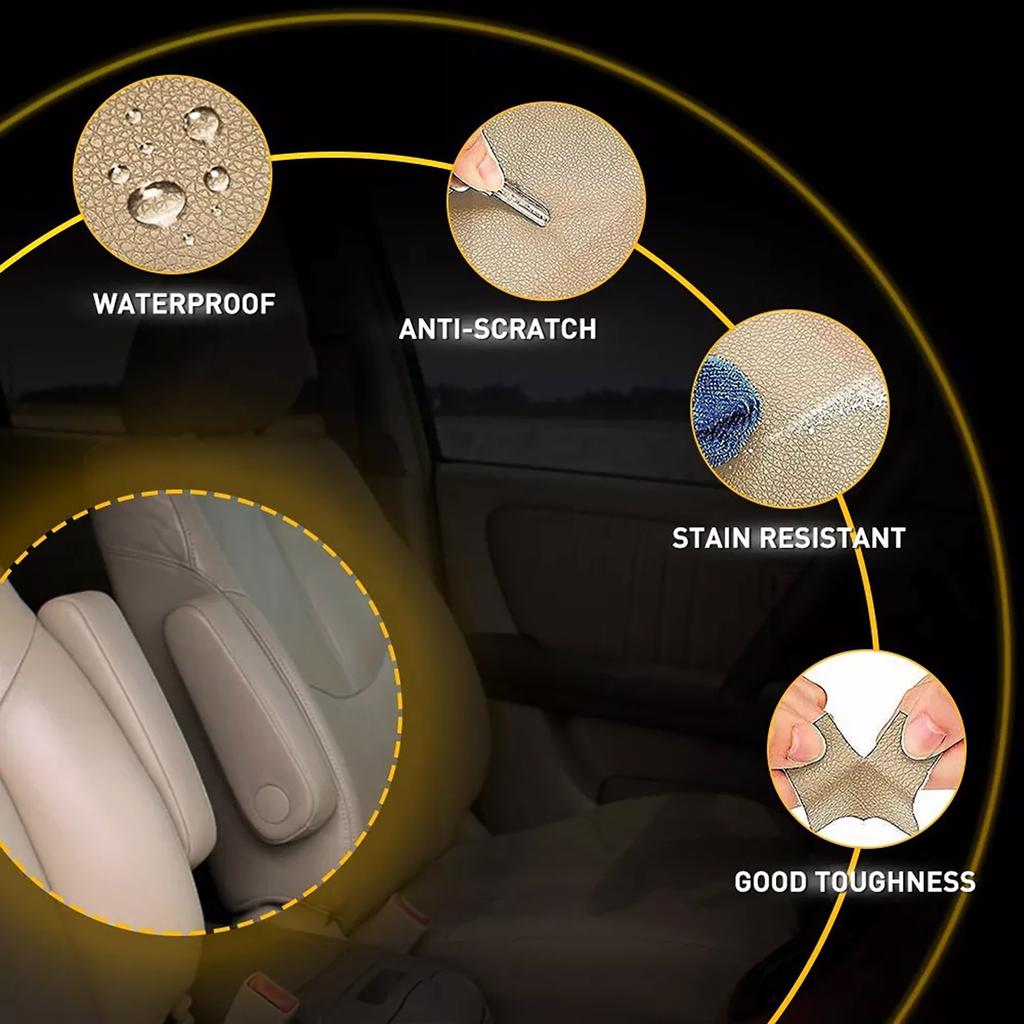 2PCS Beige Leather Armrest Cover for Lexus RX300 RX330 RX350 2003-2004 2005-2009 Center Console Lid Replacement