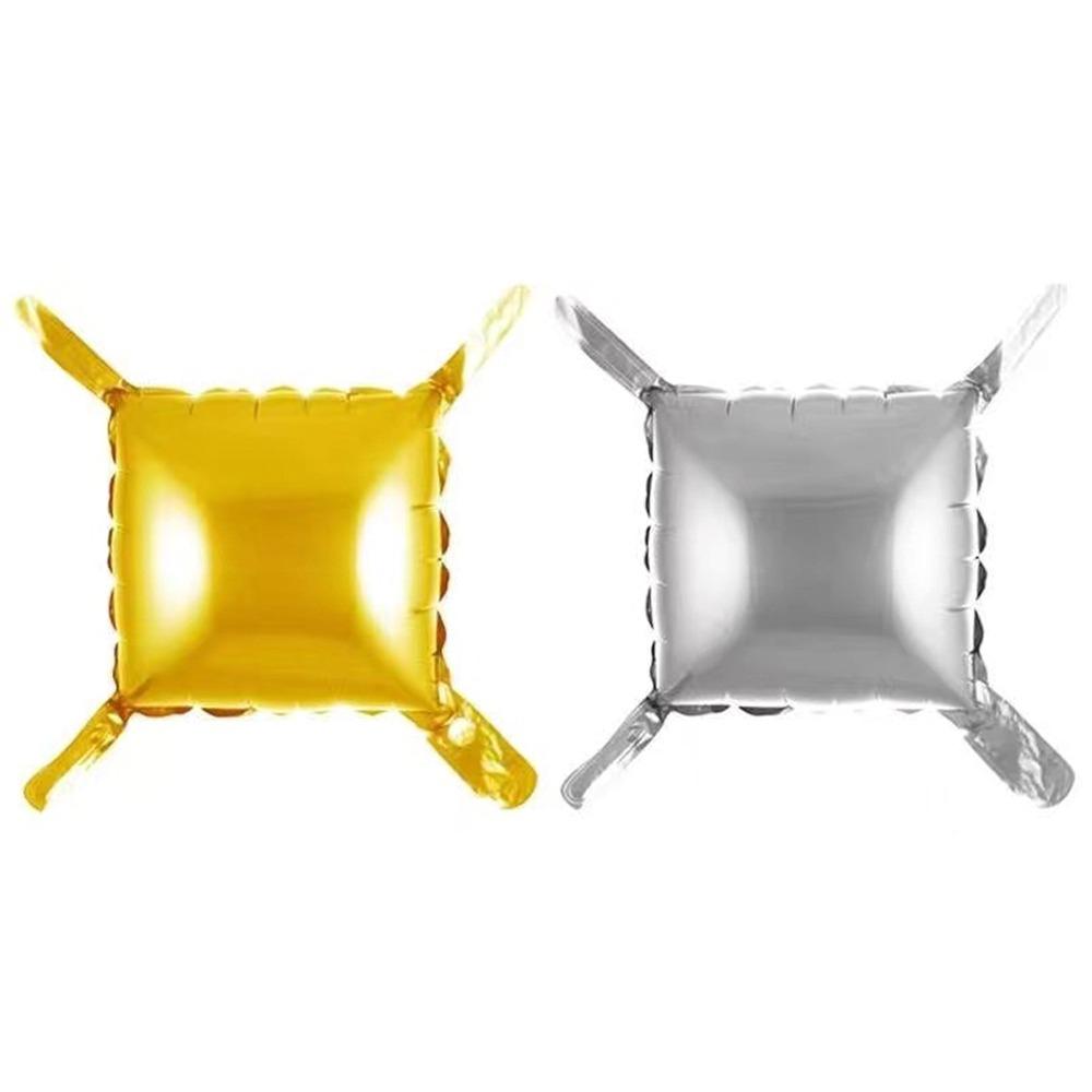 25PCS/Set Double Side Balloons Background Wall Multicolor Garland Kit Balloon Wall Backdrop Square Decoration Supplies