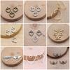 Pendentifs Charms Cœur Creux Pour Bracelet Collier Fabrication de Bijoux Accessoires d'Artisanat