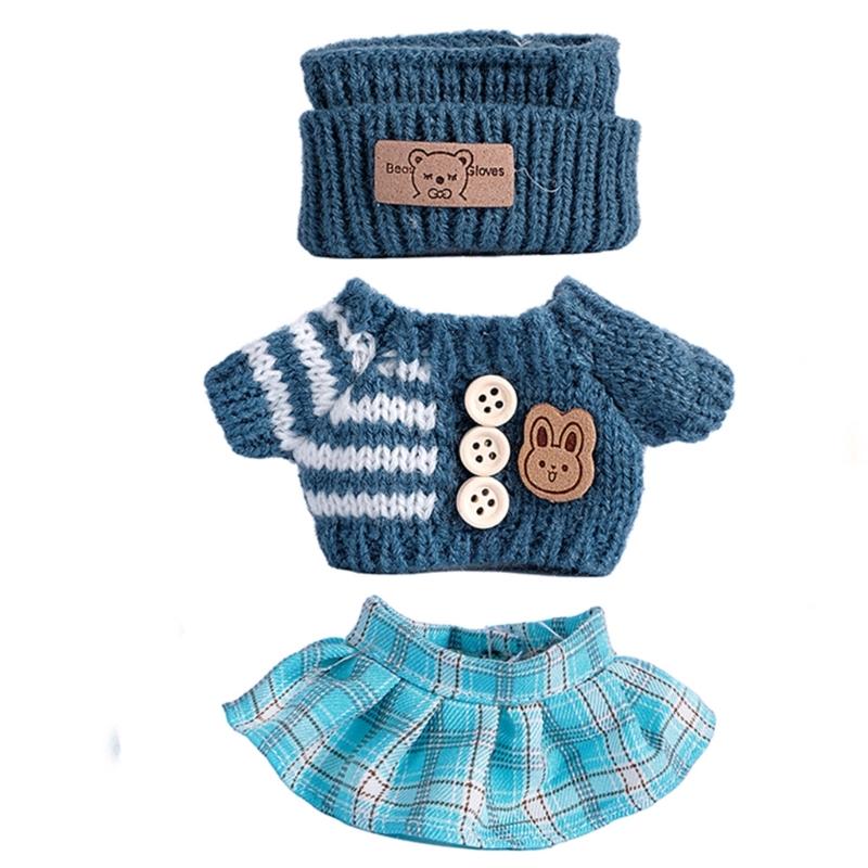 Fashion Doll Clothing Set For Anime Figure Doll 17cm Standing Doll Display Children Interactive DressingUp Doll Clothes