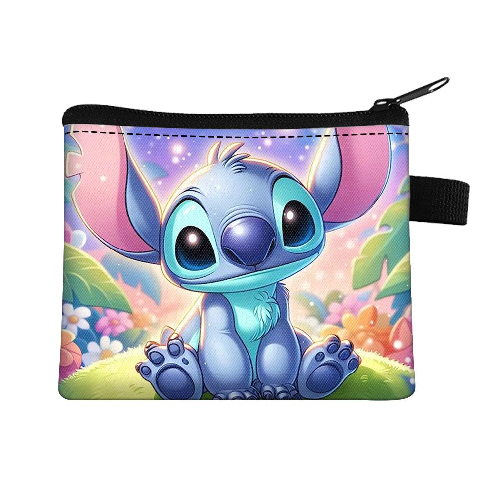 New Stitch Stitch Animation Peripheral Children'S Change Bag Portable Card Bag Coin Key Storage Bag