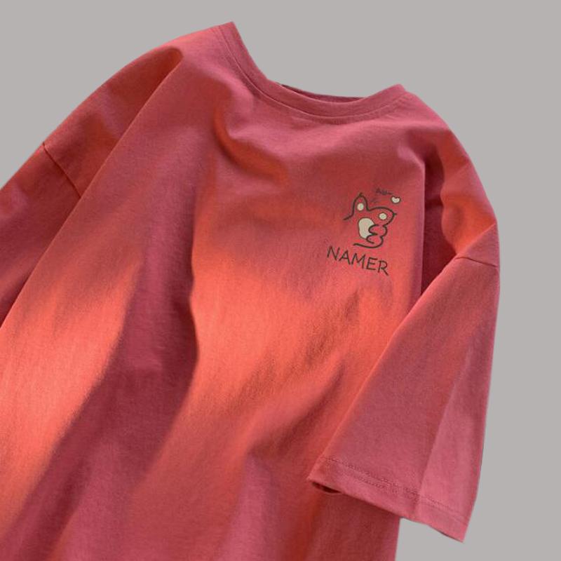 

Оригинальные хлопковые женские повседневные летние свободные простые трендовые топы с коротким рукавом 3XL