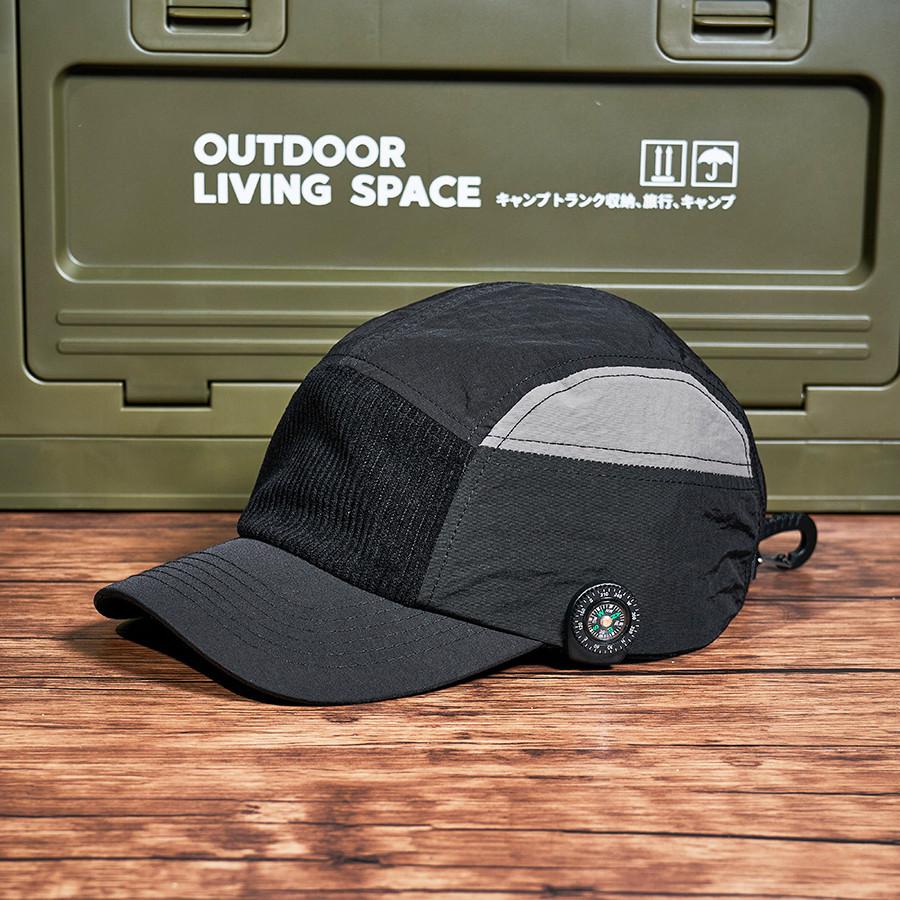 

Outdoor Camping Multifunction Waterproof Quick-dry Baseball Cap Men Women Techwear Style Breathable Hip Hop Hat Adjustable чёрный