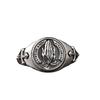 Men's Retro Thai Silver Prayer Hand Adjustable Ring