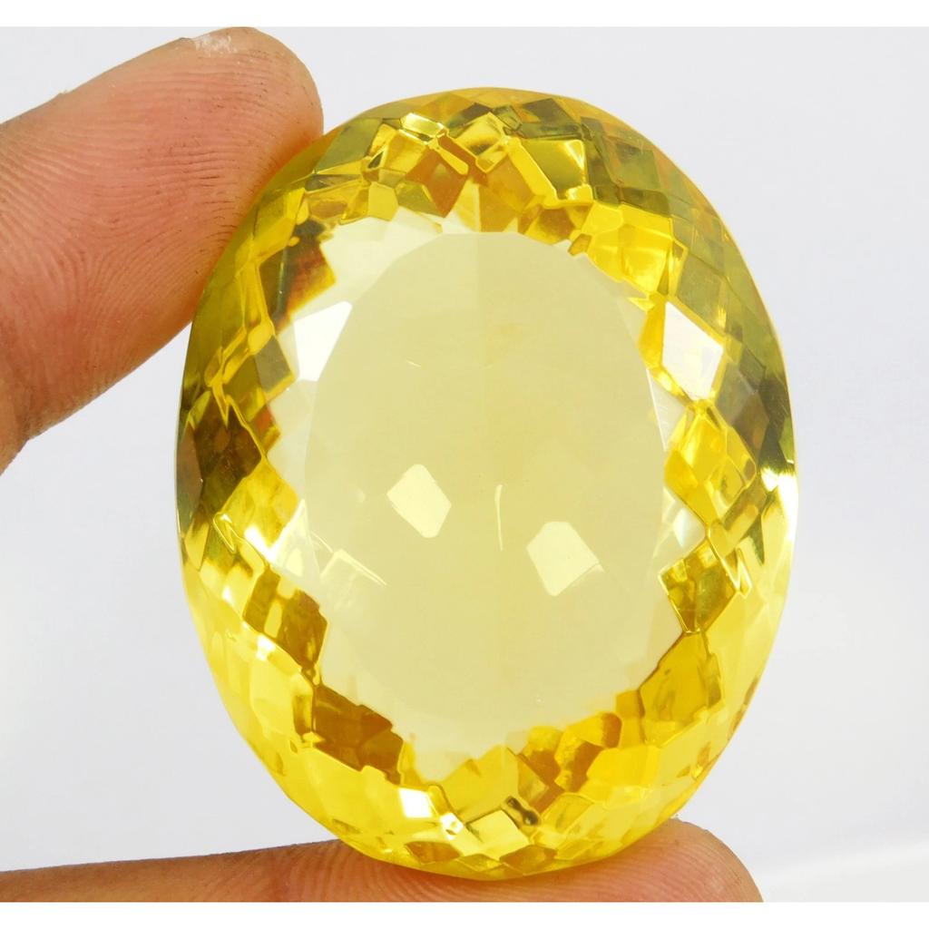 CERTIFIED 250.85 Ct Natural Yellow Citrine Oval Cut Brazilian Loose Gemstone