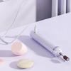 Electric Cordless Nail Drill Portable Rechargeable Nail File Cordless Nail Grinder 2 in 1 Nail Drill Lamp Ergonomic Handle 180MAh Purple for Manicure