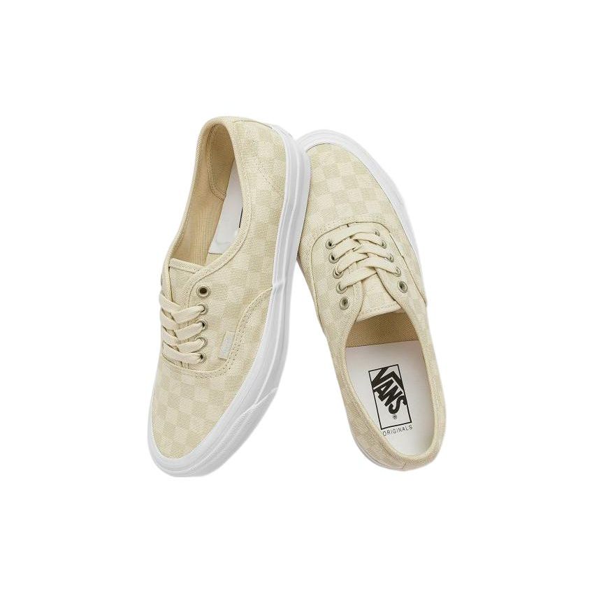 Vans OG Authentic LX Checkerboard Vintage Unisex Sneakers Cream VN0A5FBD0VW