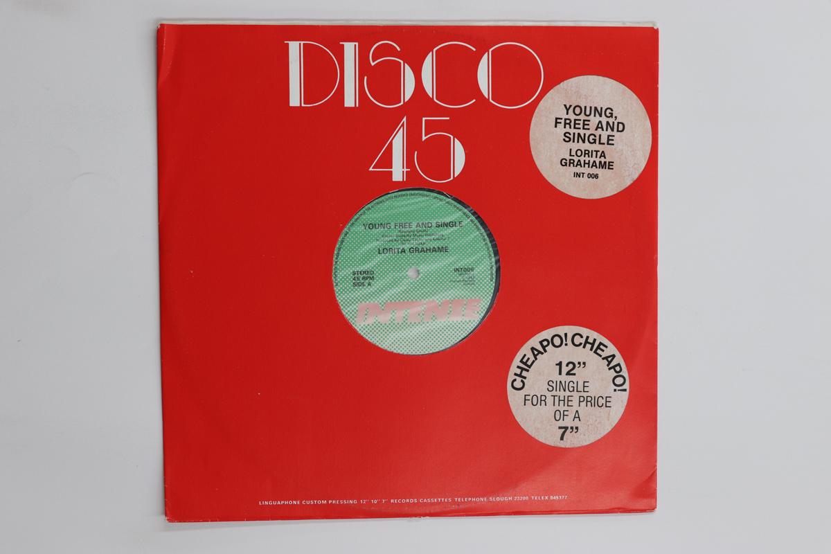 

12inch Record LORITA GRAHAME Young Free And Single Young Free INT006 INTENSE 1983 UK Reggae Ska Dub Used