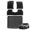 For Bronco Sport 2025 - 2025 TPE 3D Car Floor Mats Cargo Liner Trunk Pad Black Carpet Foot Pads All Weather Left Rudder