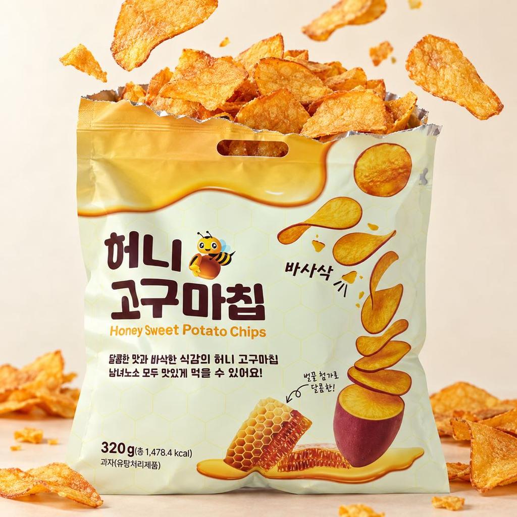Juyouhan Honey Sweet Potato Chips 320g