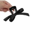 Solid Bow Hair Clips Plastic Barrettes Fashion Hair Claw Clip