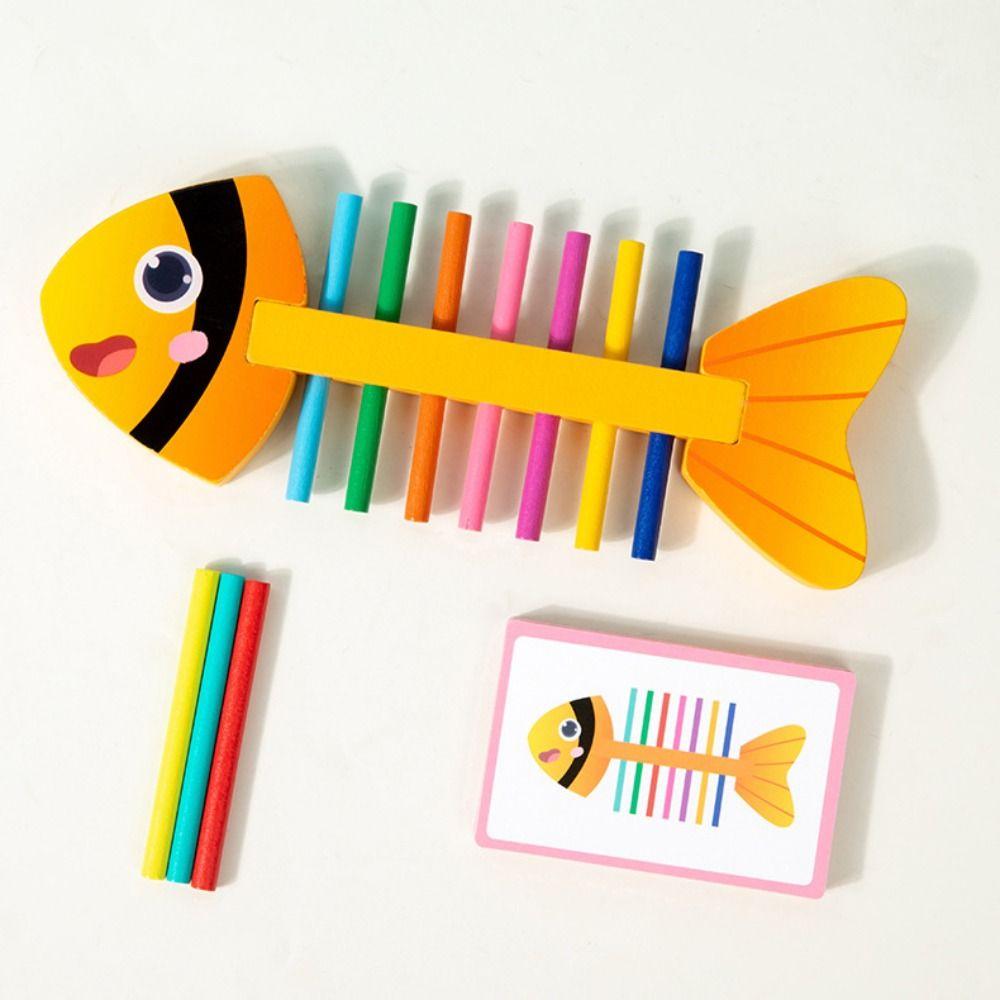 Color Recognition Color Matching Stick Balance Games Colorful Educational Toy  Kids Children