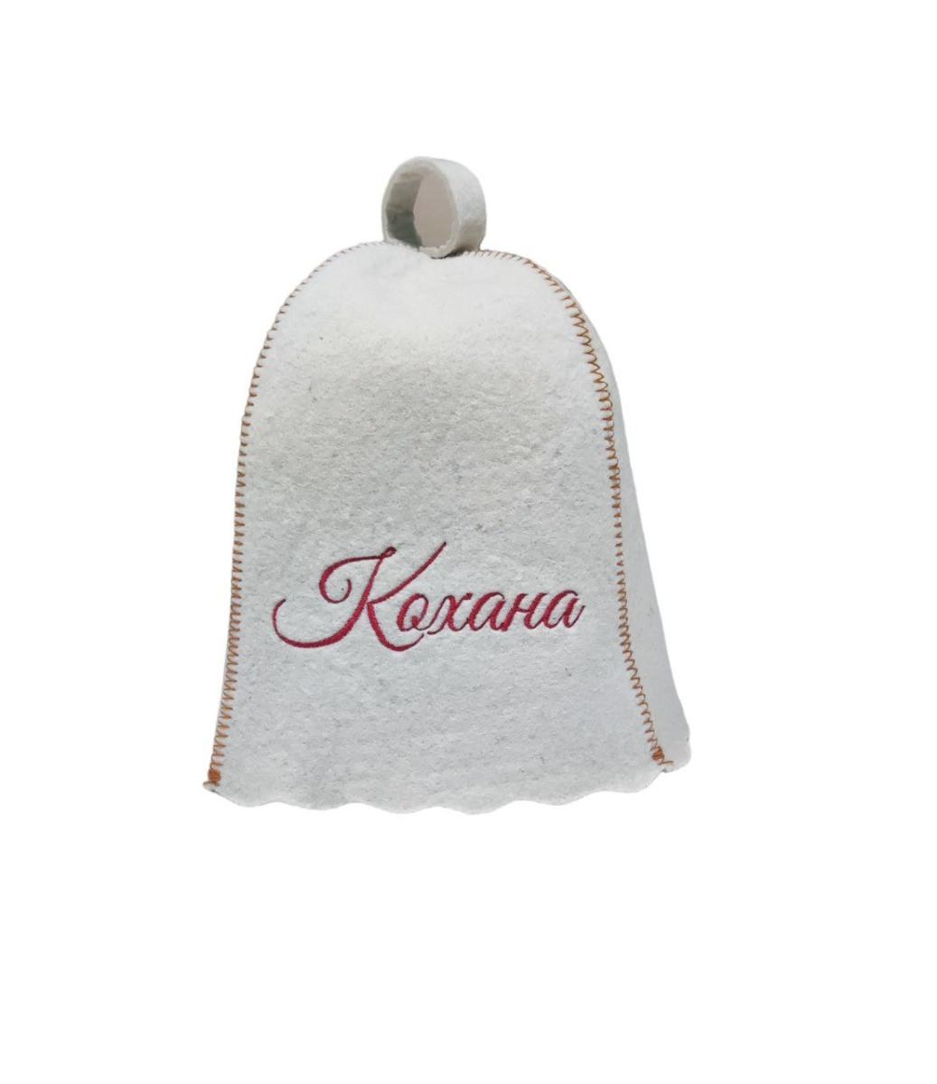 

Шапка для сауни та лазні SUNROZ Кохана натуральна повсть Біла (SUN-LA-792)