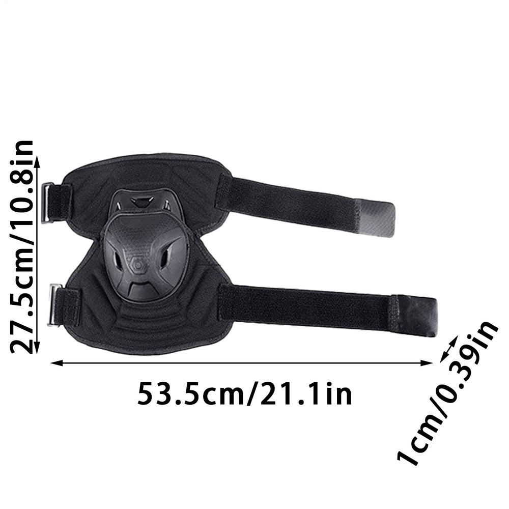 

Motorcycle Knee Guards Motorcycle Knee Shin Guards Elastic Band Leg Covers For Racing Gear Adventure Touring Highway Riding Road чёрный