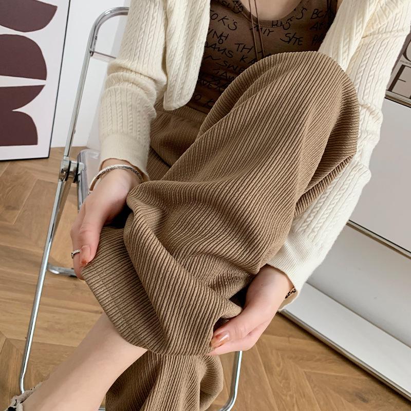 

Women s Casual Meteor Stripe Wide-Leg Pants for Spring & Summer S (80-95 jin)