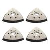 Triangular Sanding Disc Adapter 93mm Multiple Material Compatible Sanding Tool Suitable For Wood Metal Plastic Polishing