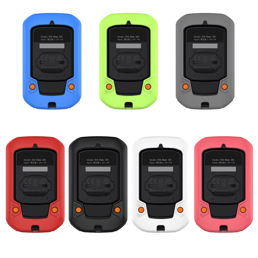 Voikoli Case for Bryton Rider 430/420/320 Soft Silicone Protective Cover Case for Bryton Rider 430/420/320 GPS Cycling Accessories (Red)