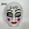 Nicht stickige Maske für langes Tragen Gruselige Halloween-Maske für Erwachsene Horror Realistisches Cosplay Party Gealtertes texturiertes Zubehör Gruselige Vollgesichts-Maskerade