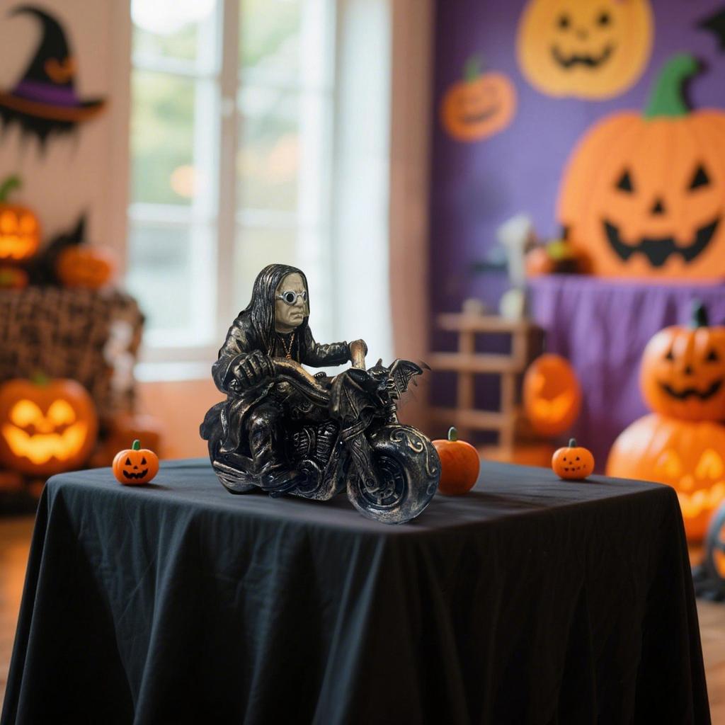 Cool Skeleton Halloween Desktop Resin Ornament