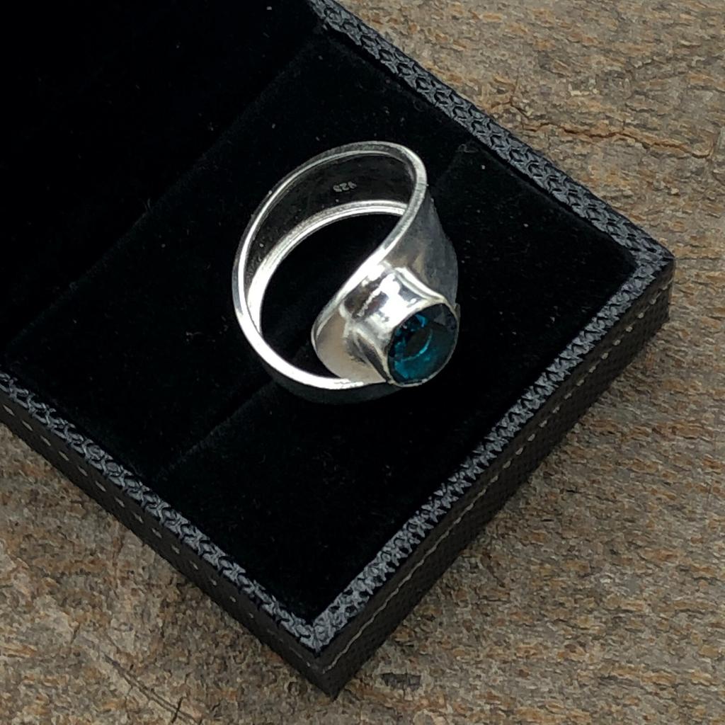 Rare Apatite Gemstone 925 Sterling Silver Jewelry Handmade Ring Gift For Women RR-2-12