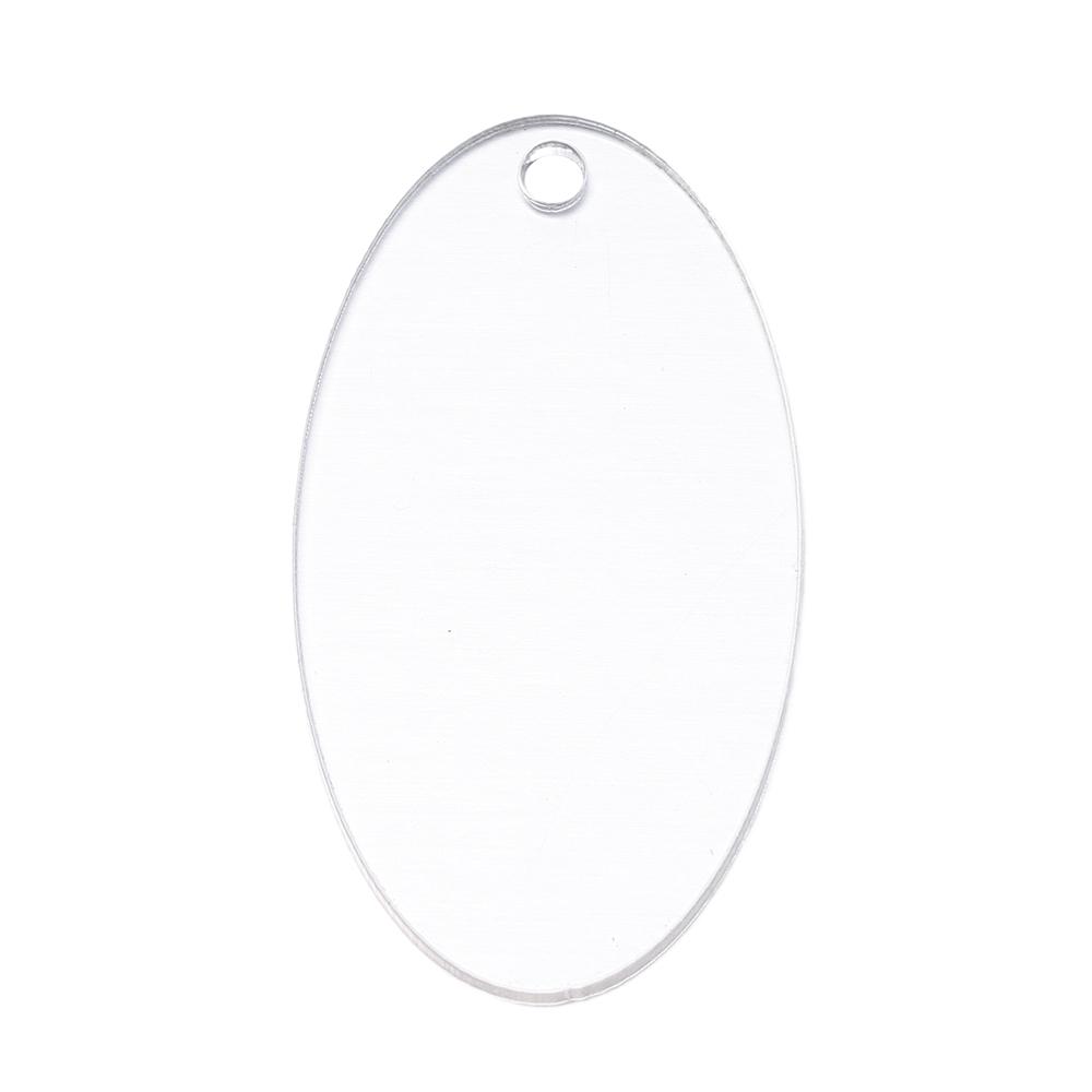 

10pcs/Lot Clear Blank Acrylic Multiple Shapes Keychain Pendants for DIY Jewelry Making Craft Key Chain Bag Hanging Ornaments