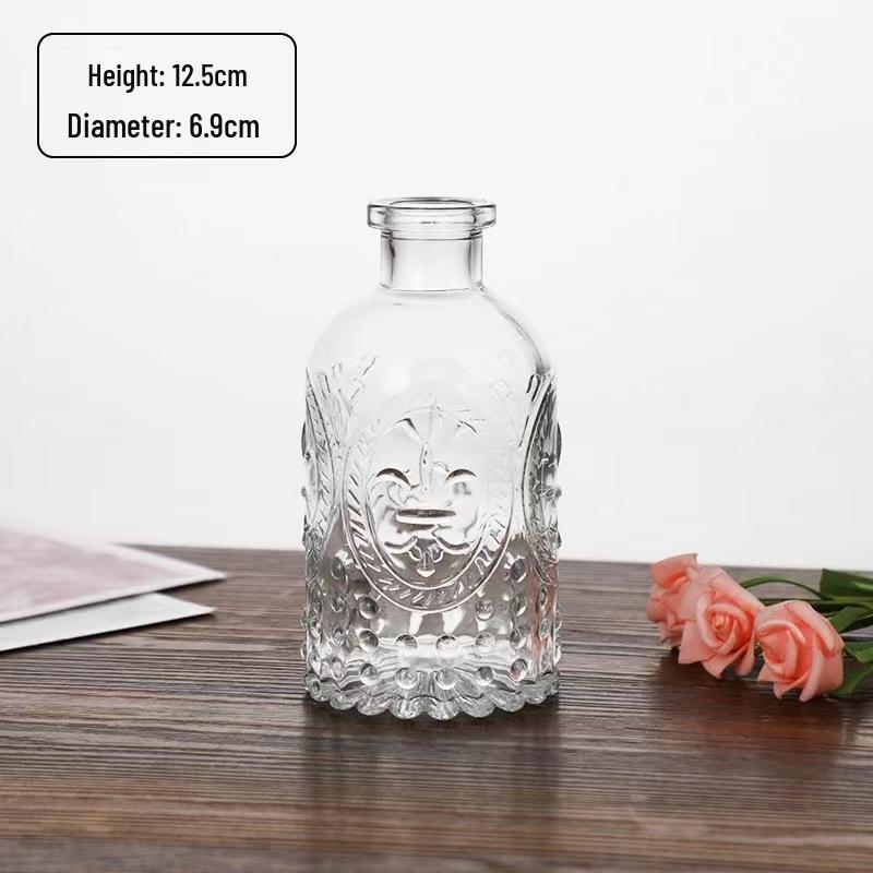 

SEE KEAN Striped Glass Flower Vase