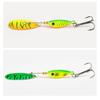 5Pcs 7.5CM/9G Fishing Lure with Metal Spinner Blade Hook Rotating Sequin Spoon Spinnerbait Bionic Bait Bass Pike Walleye Fishing Accessories