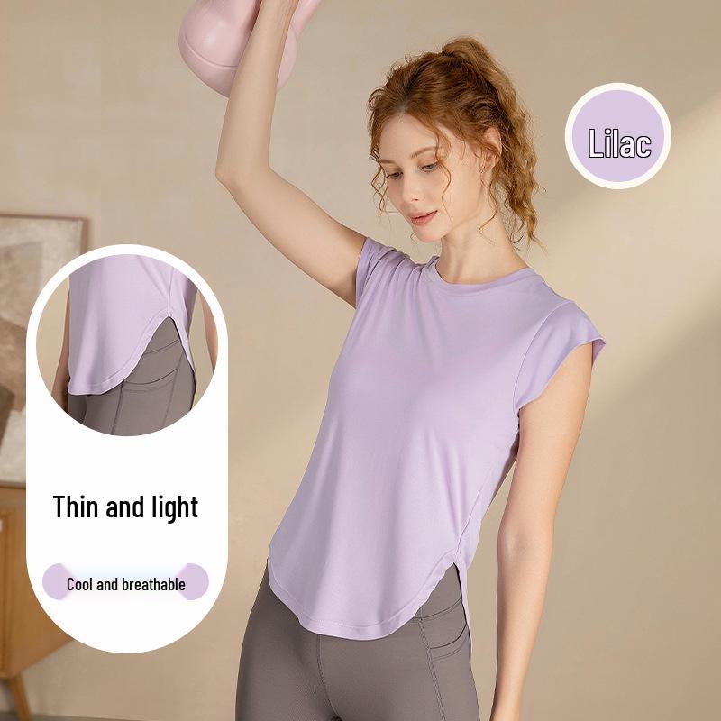 

Summer Women s Loose Breathable Fitness Yoga T-Shirt XL