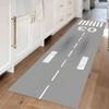 Straßenmuster Läuferteppich Modern Kreativ Heimdekoration Flurteppich Minimalistisch Geometrisches Zahlen Design Weiche Rutschfeste Fußmatte