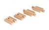 BRIO WORLD Straight Track 54mm Train Toy with 33393 (Uneven) [Wooden Tracks]