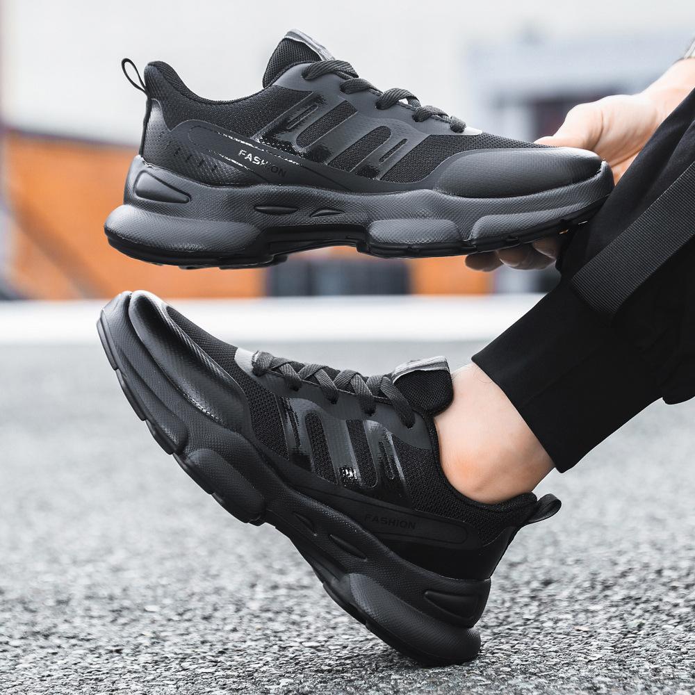 Sports men's shoes new mesh breathable comfortable versatile couple shoes personalized platform jogging shoes outdoor mountaineering tide shoes