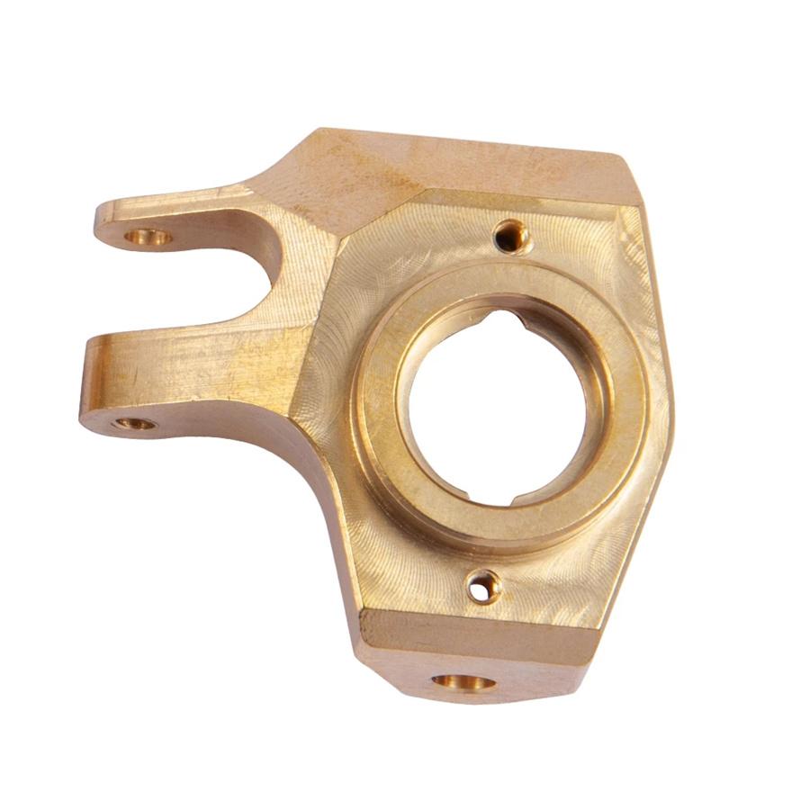 1 Pair Brass Heavy Duty Front Steering Knuckle For 1/10 RC Axial SCX10 II 90046