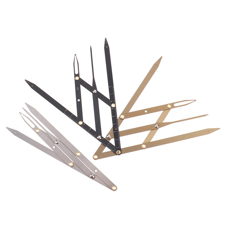 Golden Ratio Sliding Ruler Measuring Stainless Steel Eyebrow Ruler