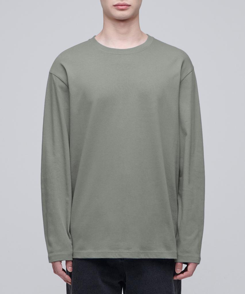 Musinsa Standard Basic Long Sleeve T-Shirt [Khaki Gray]