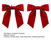 Christmas Tree Decorations 2Pcs Velvet Bows, Holiday Hanging Wall Decor for Wreath Topper, Wedding Backdrop, Bridal Shower, Birthday Party, Front Door