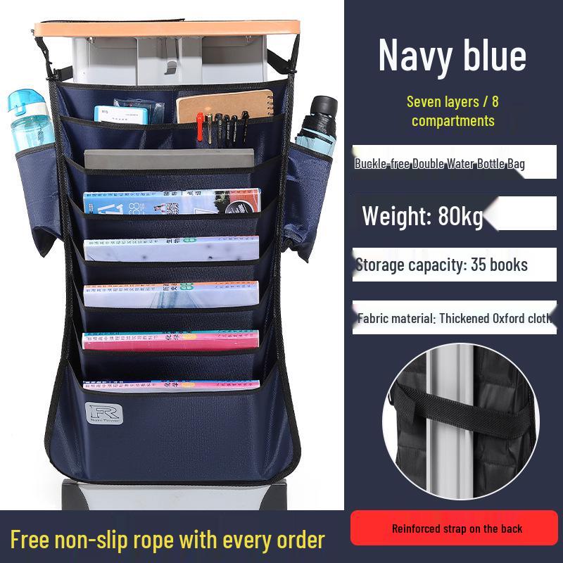 Large Capacity Hanging Desk Book Bag for Students