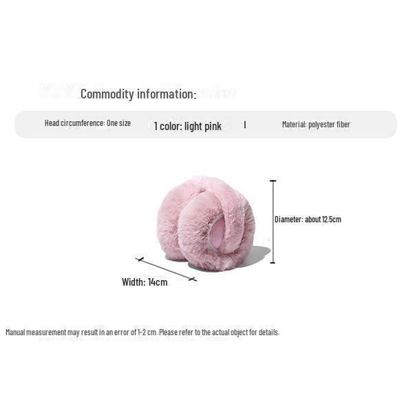 Unisex Antifreeze Plush Earmuffs - Cold-Proof, Imitation Rabbit Fur, Cute Ear Warmers for Winter