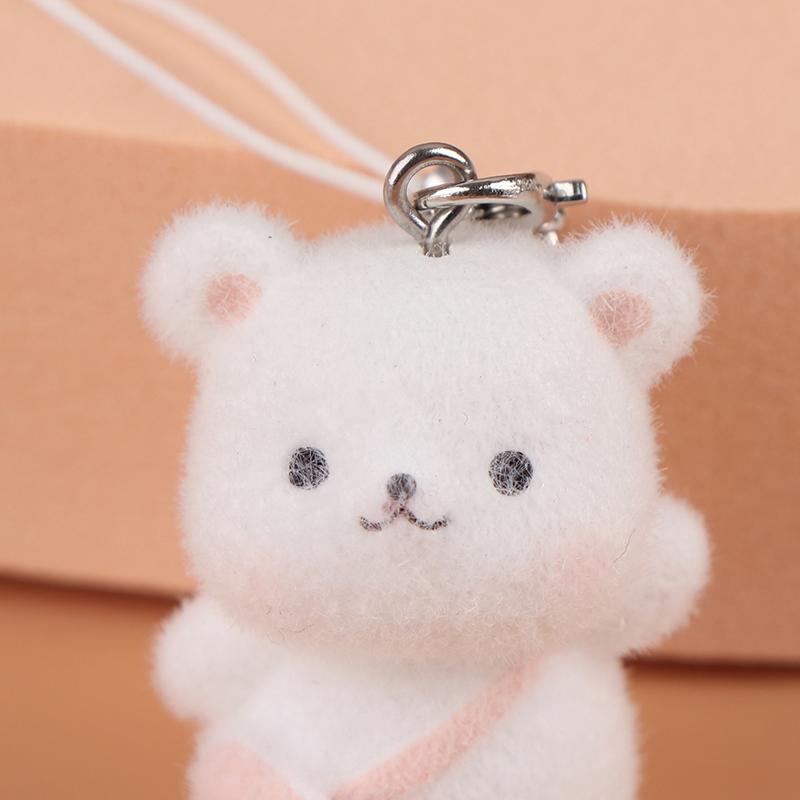 Decoración de Osito Lindo y Peludo Regalos Amantes de los Osos Mujeres Niñas Llavero de Oso Kawaii Llavero de Oso Lindo