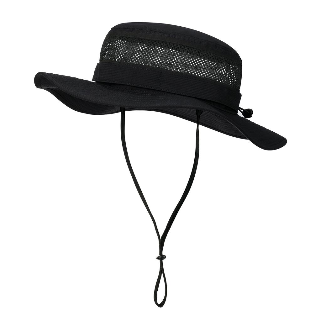 JANGOUL Men Outdoor Mesh Sun Hat Wide Brim Sun Protection Hat Fishing Hiking Hat