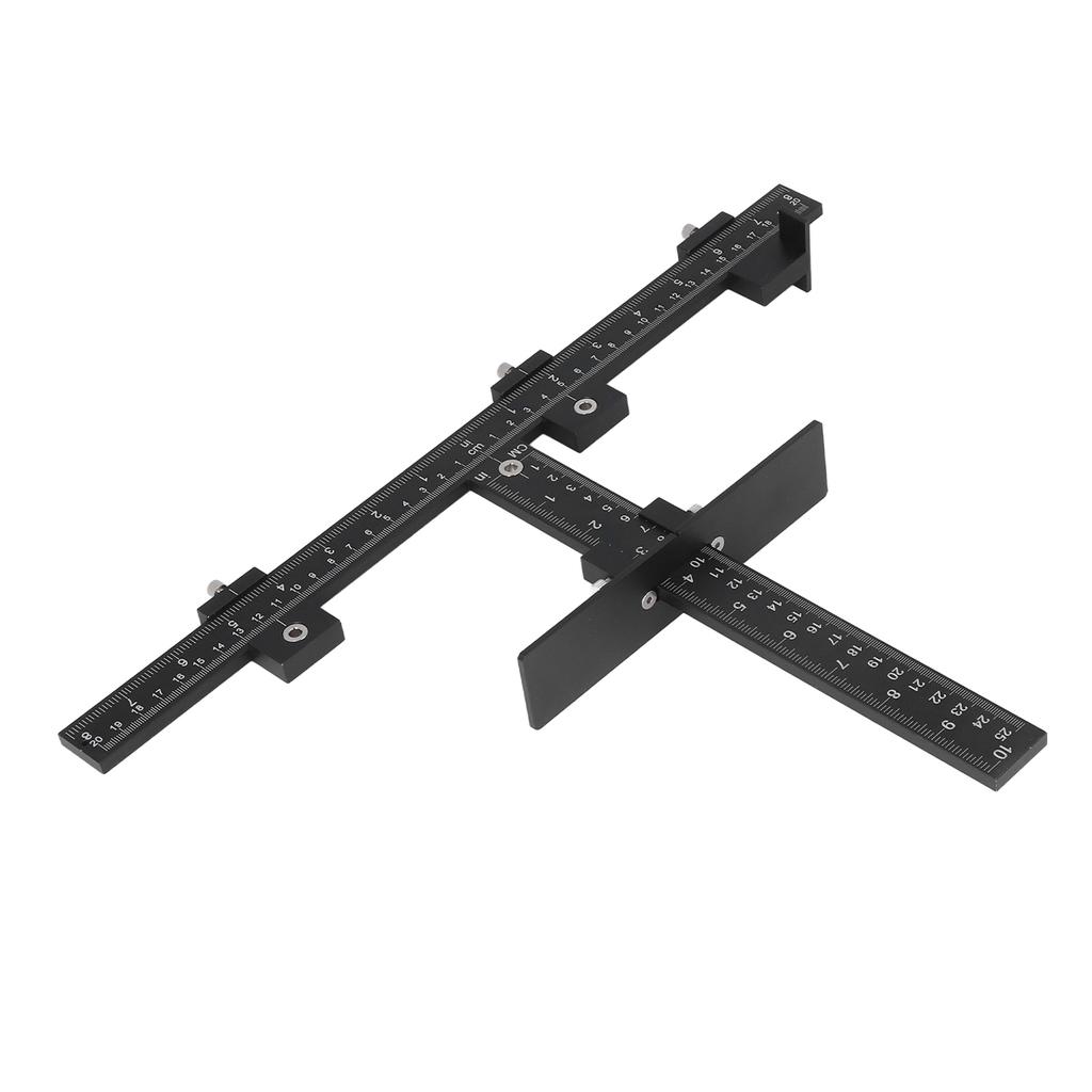 Cabinet Hardware Jig Aluminium Alloy Drill Guide Cabinet Handle Jig for Woodworking