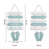 T02C!Wooden Wall Decorative Sign Beach Plaque Door Decor Hanging Wall Sign Decoration-Happiness Is Barefoot ON The Beach