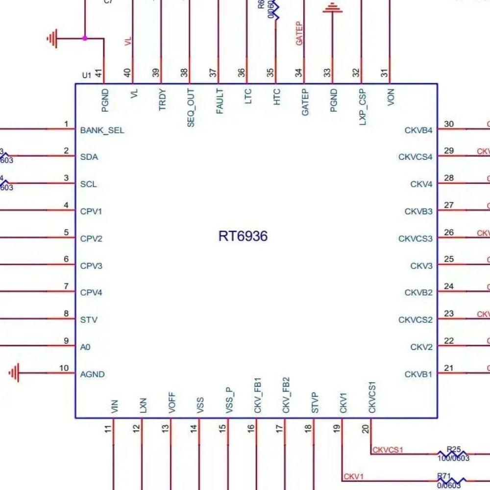 PMICS Module Voltage Module Regulation Board Programmer Module Board  Panel Repair