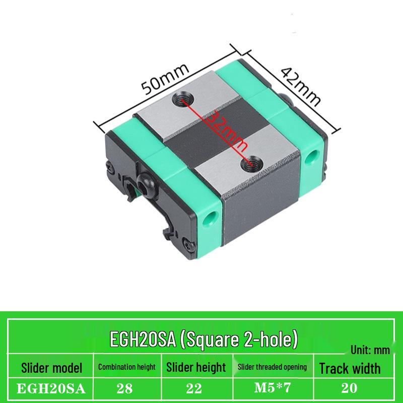 Precision Linear Guide Block Assembly EGH/EGW Series (15-65) CA SC