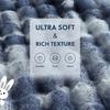 2025 Tuscan Blanket Imitation Rabbit Blanket Bubble Velvet Blanket Double-sided Thick Office Nap Blanket Sofa Cover Blanket