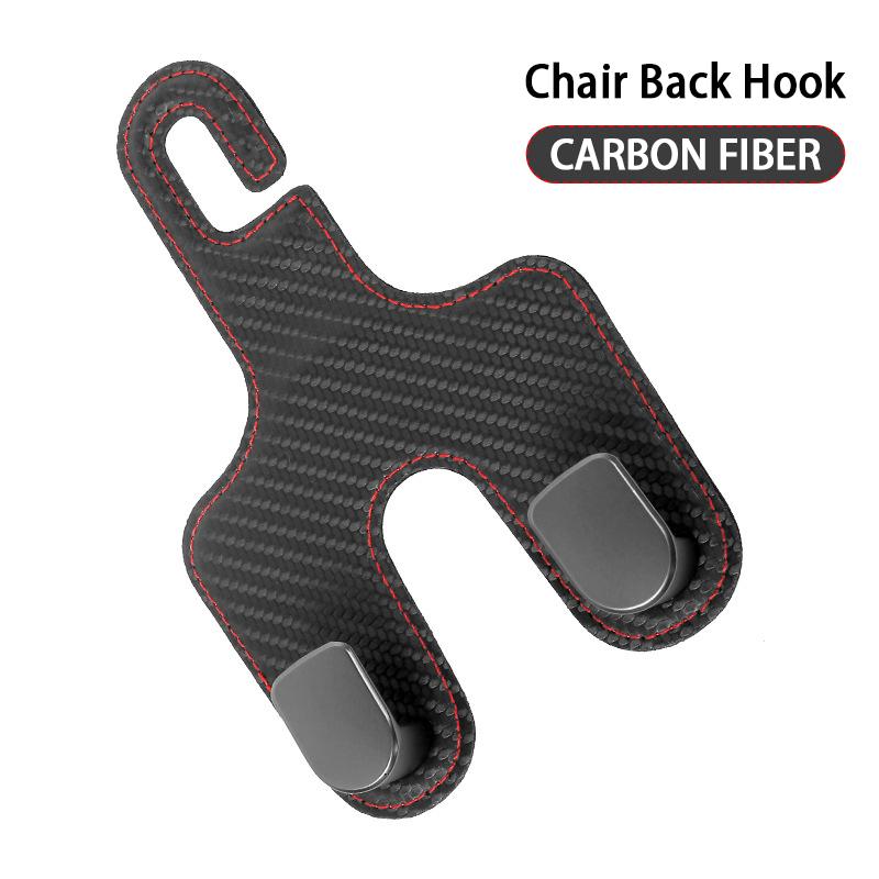 

Крючок для подголовника автомобильного сиденья SEAMETAL, держатель для телефона из искусственной кожи, автокресло, органайзер на спинку сиденья, вешалка для салона автомобиля 1PC