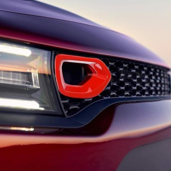 Car Front Bumper Grille Cover Trim For Dodge Charger 2015 - Accessories Red