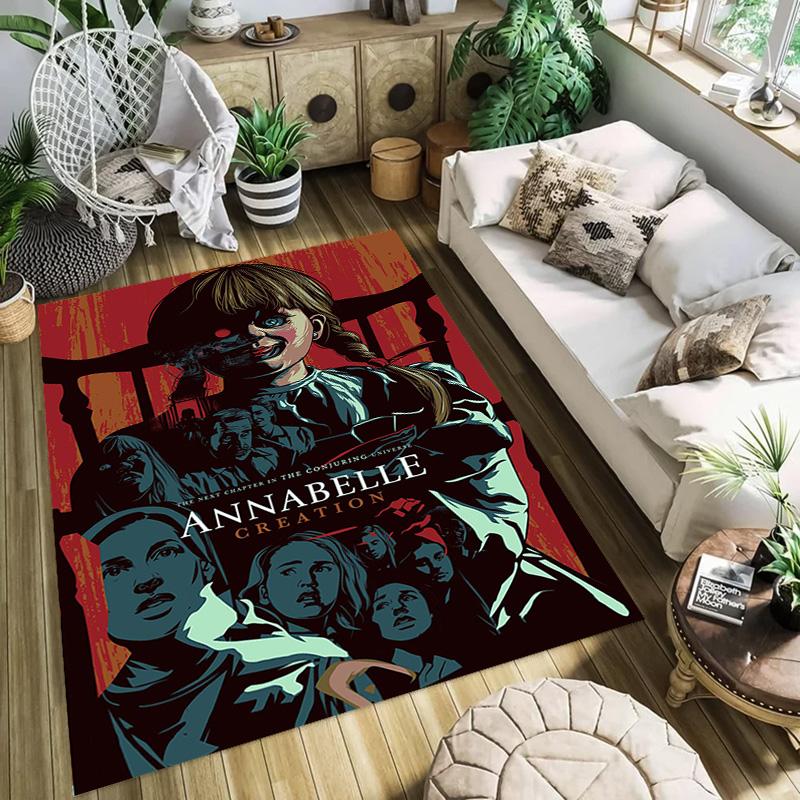 Darkness Unleashed: Annabelle's Creation carpet floor mats Doormat Room Dormitory decoration Bathroom mat
