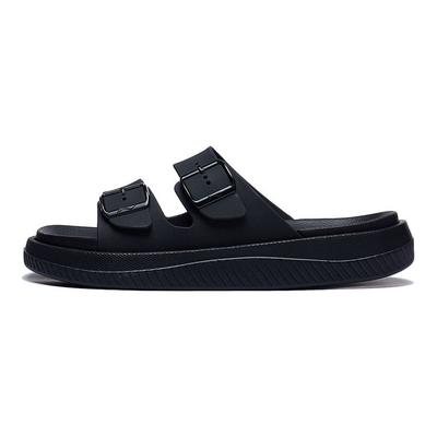 Li Ning Série Tendance Sportive Ln Clap Sandales Slides Tendance Respirantes en Eva Homme Chaussures Noir AGAT007-1